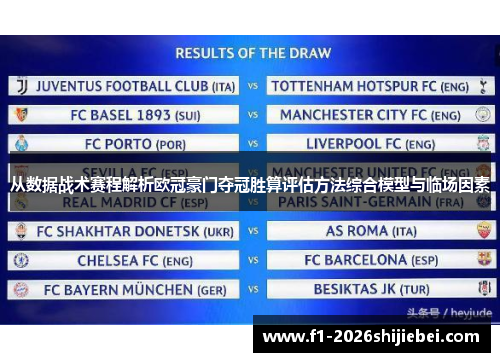 从数据战术赛程解析欧冠豪门夺冠胜算评估方法综合模型与临场因素 从数据战术赛程解析欧冠豪门夺冠胜算评估方法综合模型与临场因素